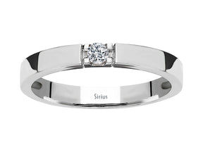 Birgie 0.08 Karat Diamant Solitär Ring  14 Karat Gold