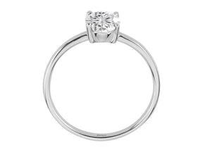 Birgie 1.60 Karat Ovaler Weißtopas Ring 8 Karat Gold