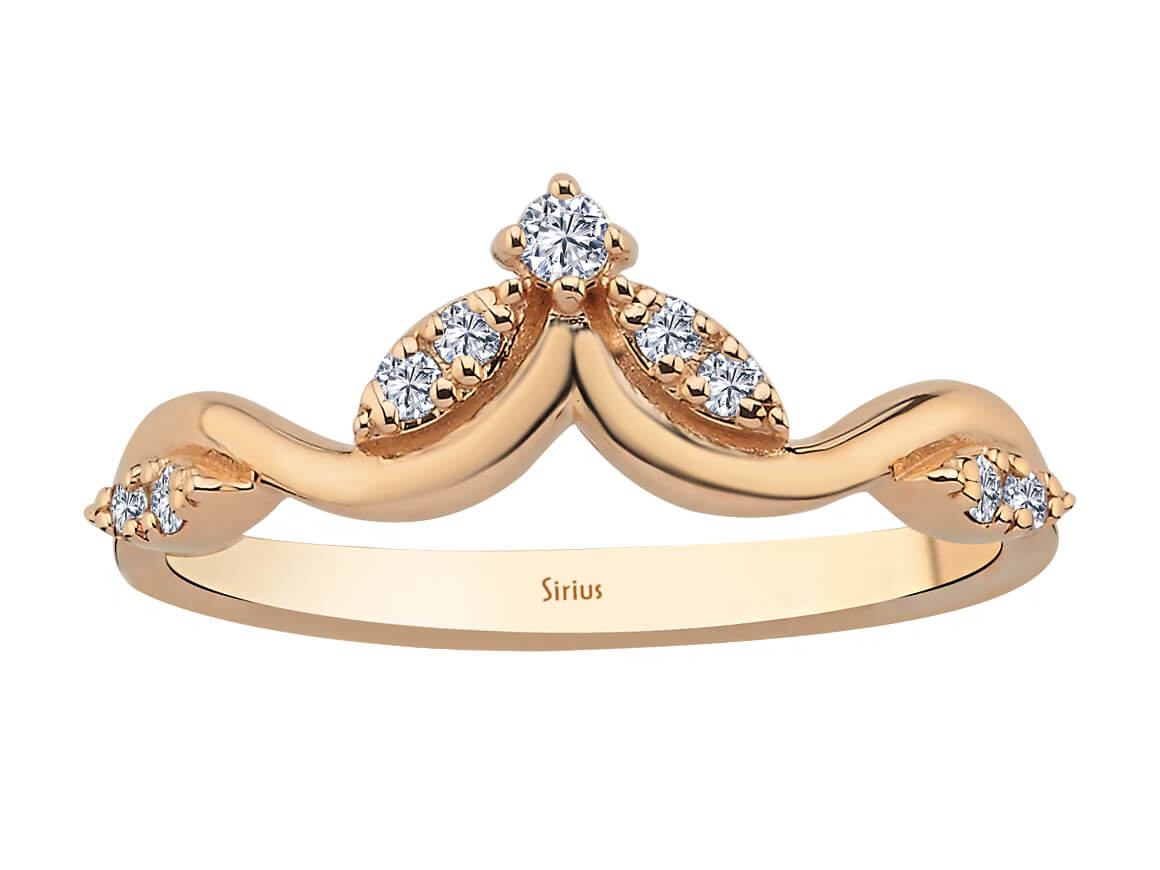 Birgie Diamant-Ring im Diadem-Design