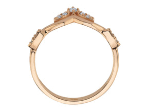 Birgie Diamant-Ring im Diadem-Design