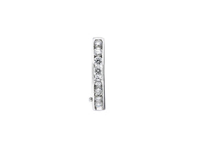 Birgie 0.13 Karat Diamant Creole  8 Karat Gold