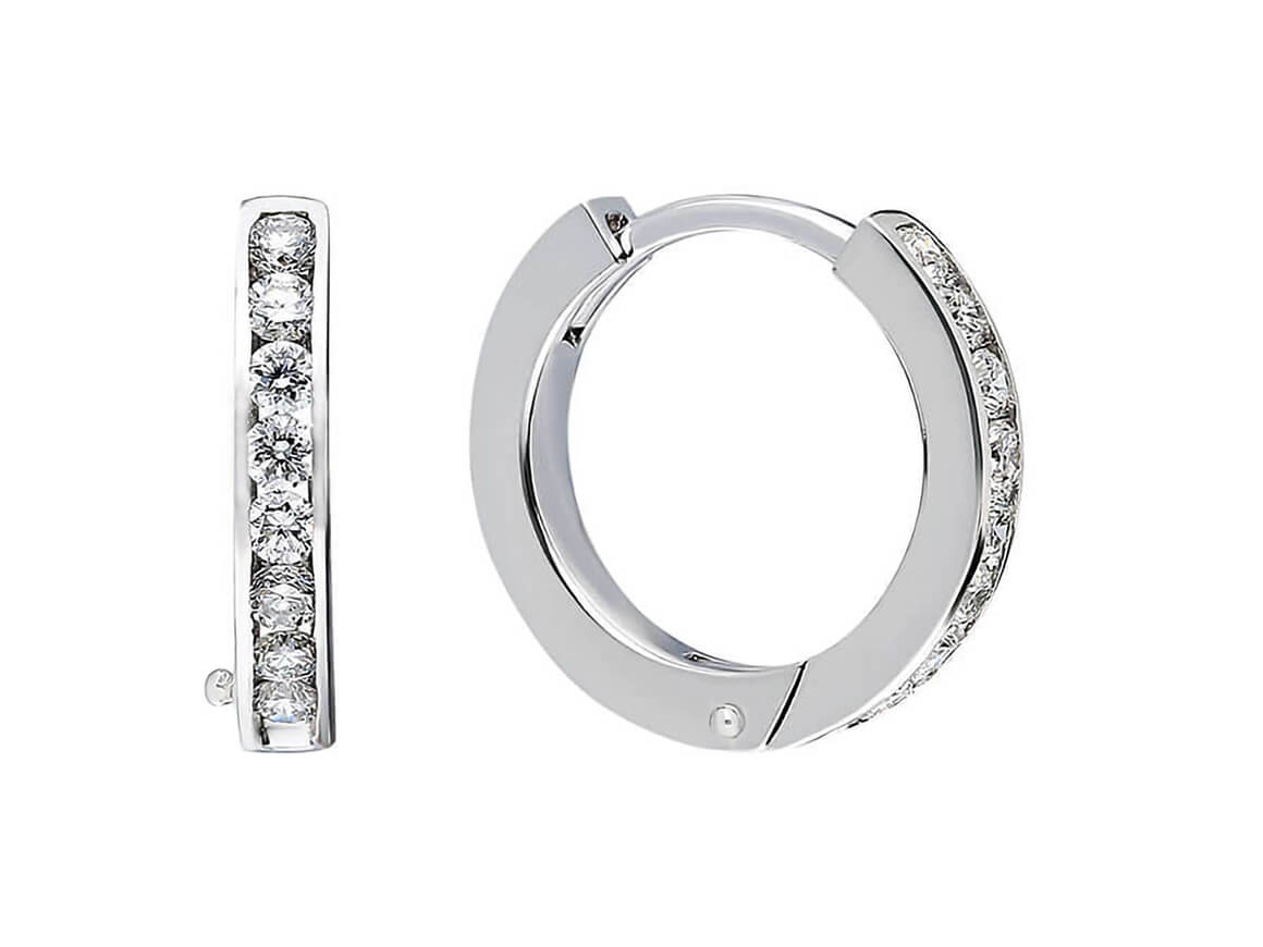 Birgie 0.26 Karat Diamant Creolen  8 Karat Gold