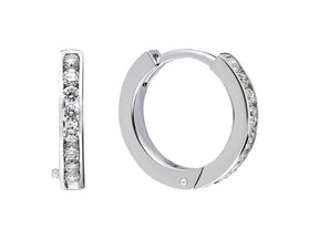 Birgie 0.26 Karat Diamant Creolen  8 Karat Gold