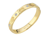 Smaragdring aus 14K Gold mit 1,00 Karat Smaragd