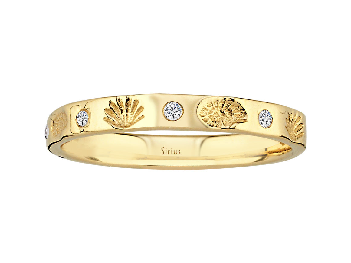 Smaragdring aus 14K Gold mit 1,00 Karat Smaragd