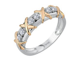 Birgie Diamant-Avangart-Halbmemoire-Ring
