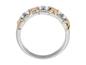 Birgie Diamant-Avangart-Halbmemoire-Ring