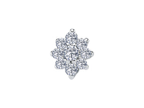 Funkelnde Diamant Ohrstecker mit runden Diamanten, 0.13 Karat, 14K Gold