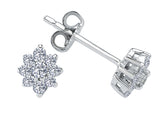 Funkelnde Diamant Ohrstecker mit runden Diamanten, 0.26 Karat, 14K Gold
