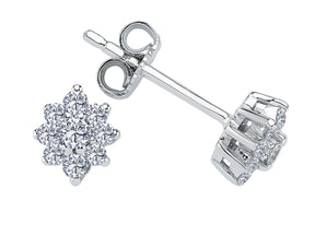 Funkelnde Diamant Ohrstecker mit runden Diamanten, 0.26 Karat, 14K Gold