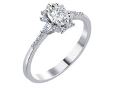 Birgie Diamant-Pavé-Ring mit Tropfen-Akzenten