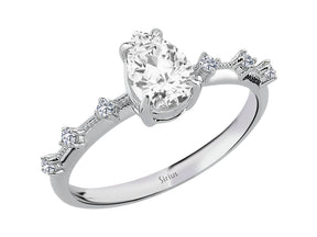Birgie Diamant- und Weißtopas-Ring im Sofia-Stil