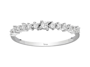 Birgie Halb-Eternity-Ring mit Diamanten
