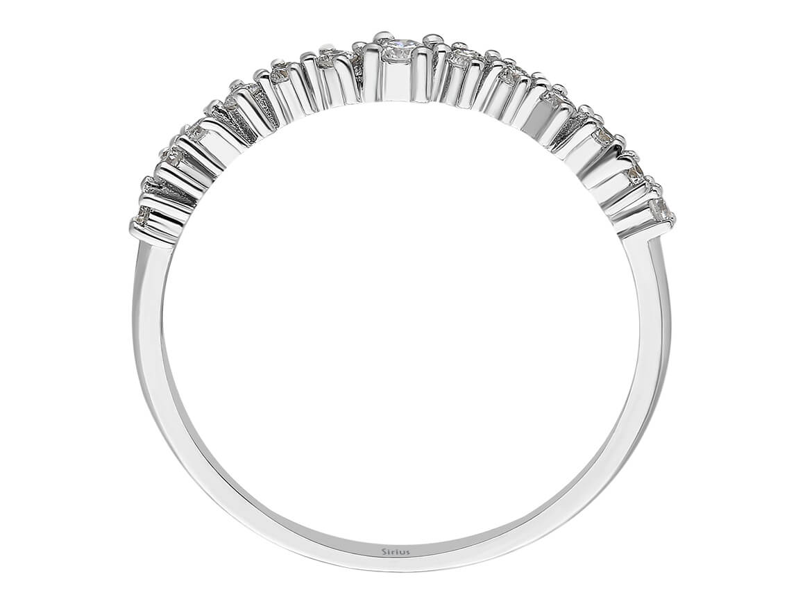 Birgie Halb-Eternity-Ring mit Diamanten