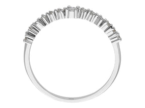 Birgie Halb-Eternity-Ring mit Diamanten