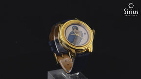 Vogel Mosaik Uhr