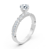 Weißgold Diamant Ring - Zeitloses Design