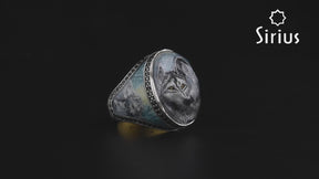 Grey Wolf Ring