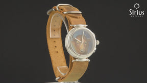 Luxury Watch with Bull Motif