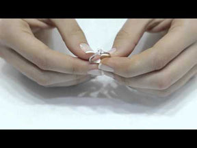 Bague solitaire diamant 0,15 carat