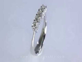 0.71 Carat Diamond 5 Stone Alliance