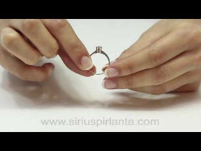 Bague solitaire diamant 0,15 carat