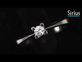0.16 carat solitaire diamond ring