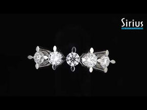 Alliance 5 pierres diamant 0,70 carat