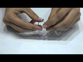Bague solitaire diamant 0,14 carat