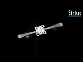 0.09 carat solitaire diamond earrings