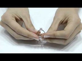 Bague solitaire diamant 0,42 carat