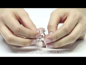 Bague solitaire diamant 0,39 carat
