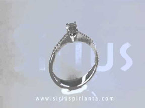0.35 total carat diamond solitaire ring