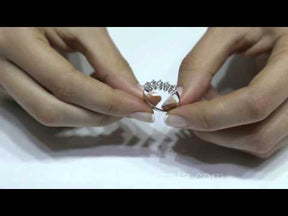 Alliance 5 pierres diamant 0,96 carat