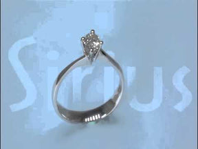 Bague solitaire diamant 0,24 carat