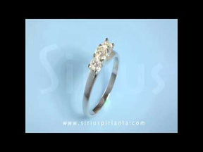 0.75 Carat Diamond Tria Ring