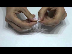 Bague solitaire diamant 0,17 carat