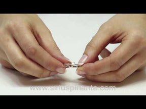 Bague solitaire diamant 0,17 carat
