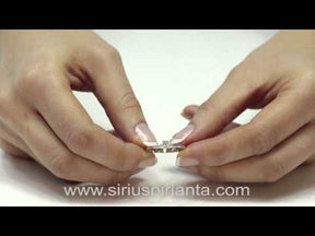 Bague solitaire diamant 0,16 carat