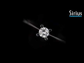 0.13 carat diamond solitaire ring