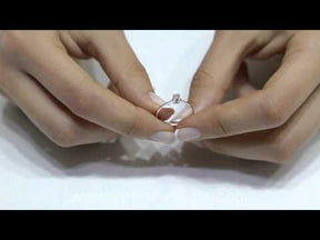 Bague solitaire diamant 0,15 carat