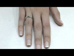 Bague solitaire diamant 0,18 carat