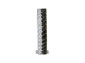 Birgie 0.17 Karat Weiß- & Schwarzdiamant Ohrring