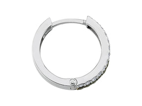 Birgie 0.17 Karat Weiß- & Schwarzdiamant Ohrring