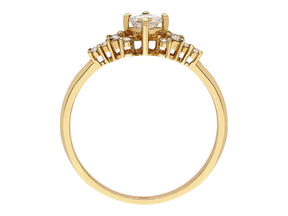 Birgie Prinzessschliff-Diamant-Solitärring