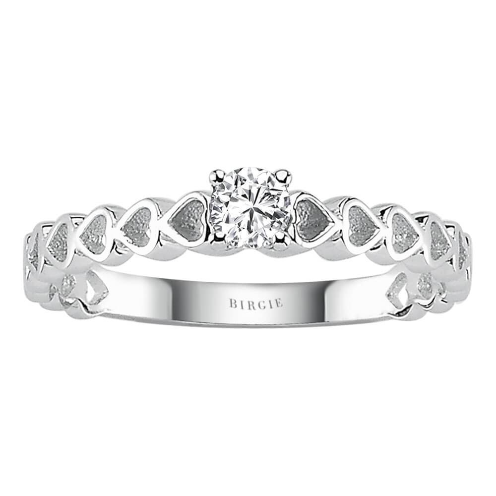 Bague solitaire diamant 0,15 carat