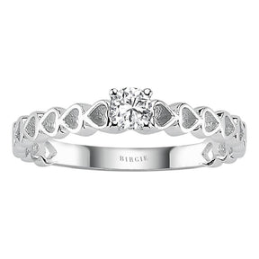 0.15 carat solitaire diamond ring