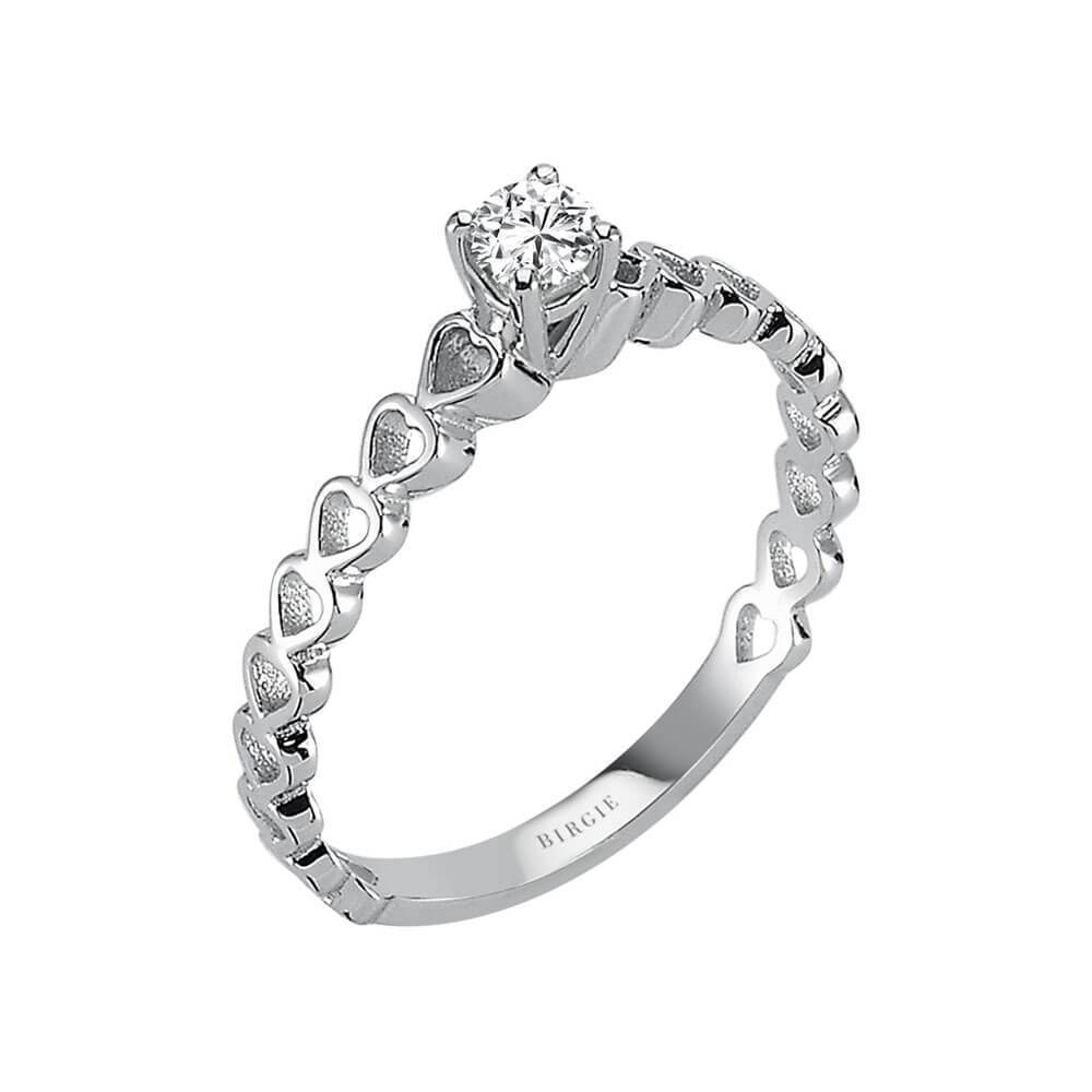 Bague solitaire diamant 0,15 carat