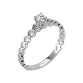 0.15 carat solitaire diamond ring