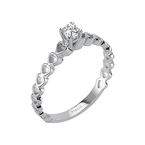 0.15 carat solitaire diamond ring